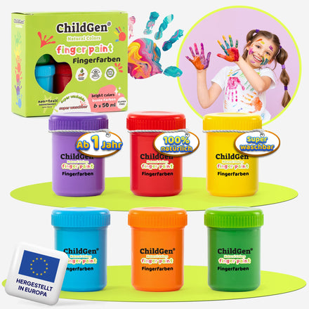Fingerfarben (6x 50ml)