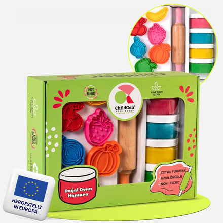 Knete Obst und Gemüse - Premium Set