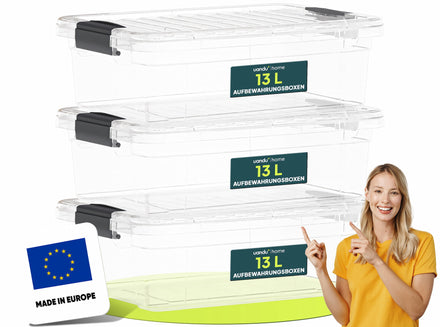 13L - Aufbewahrungsboxen mit Deckel