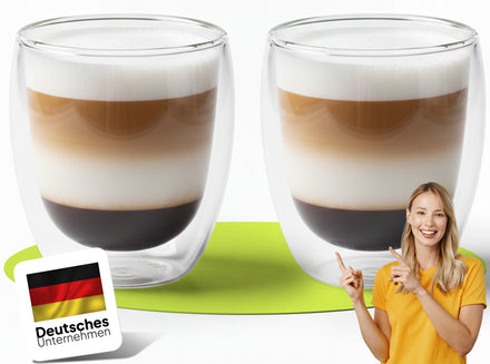doppelwandige Glas Set - 350ml